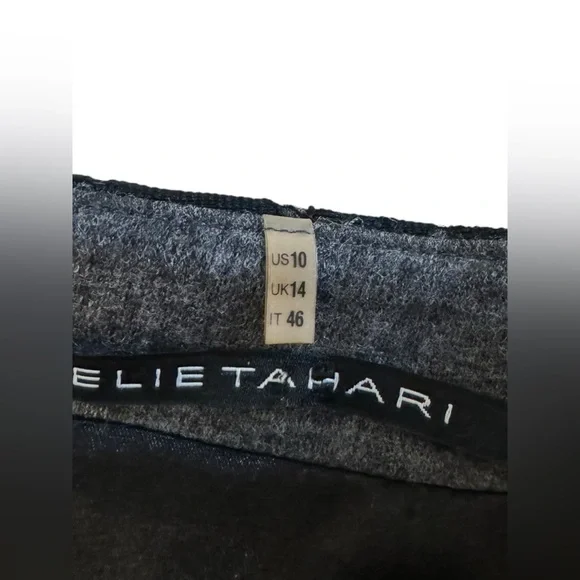 Elie Tahari Black Lace Dress Size 10 - Picture 5 of 9